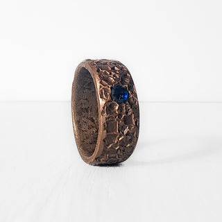 Revolution - Sapphire Set in Copper - Ring