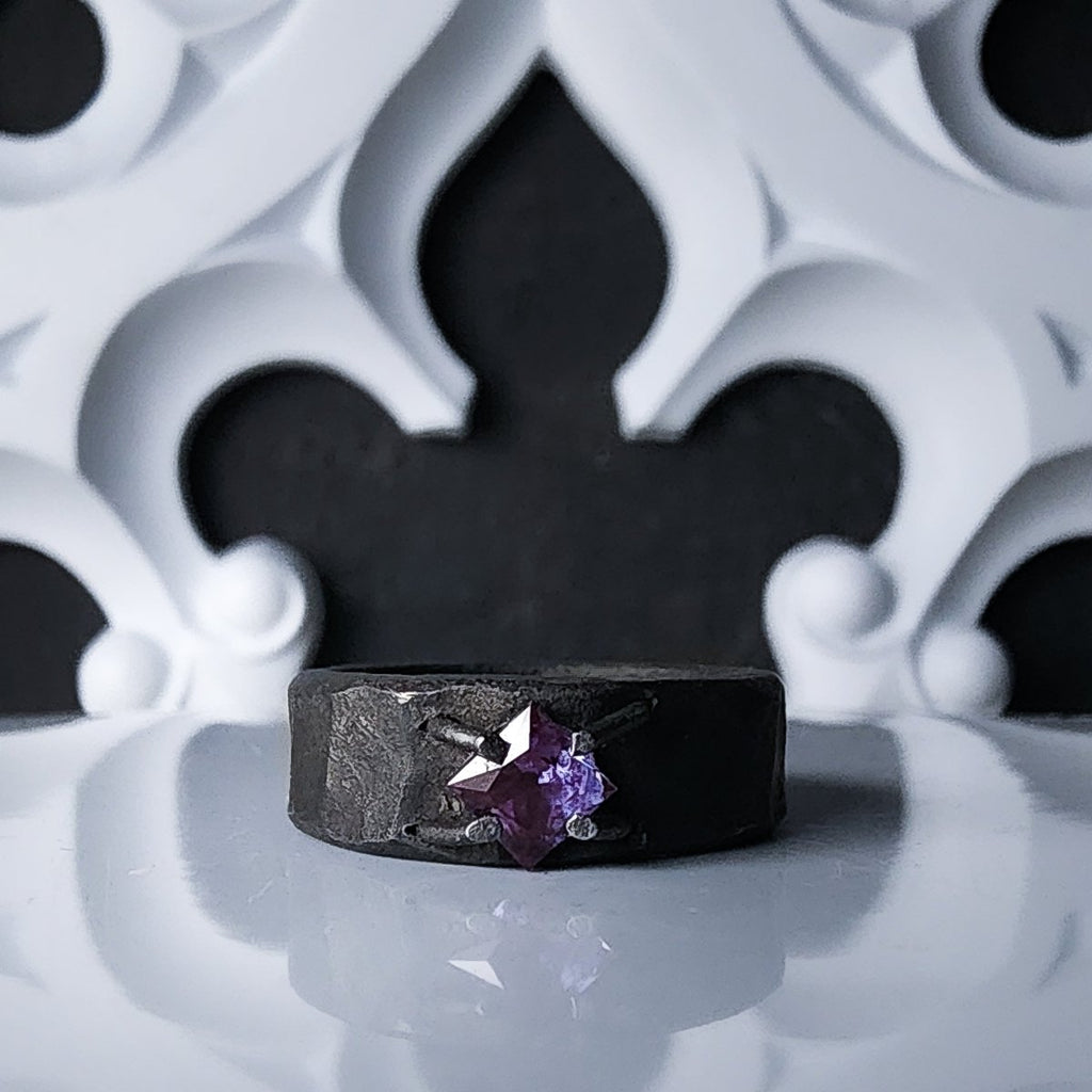 Destiny - Dark Alexandrite Engagement Ring – Midnight's Honor