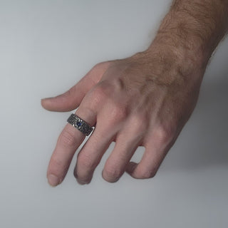 Exemplar - Sapphire Set in Stainless Steel - Ring