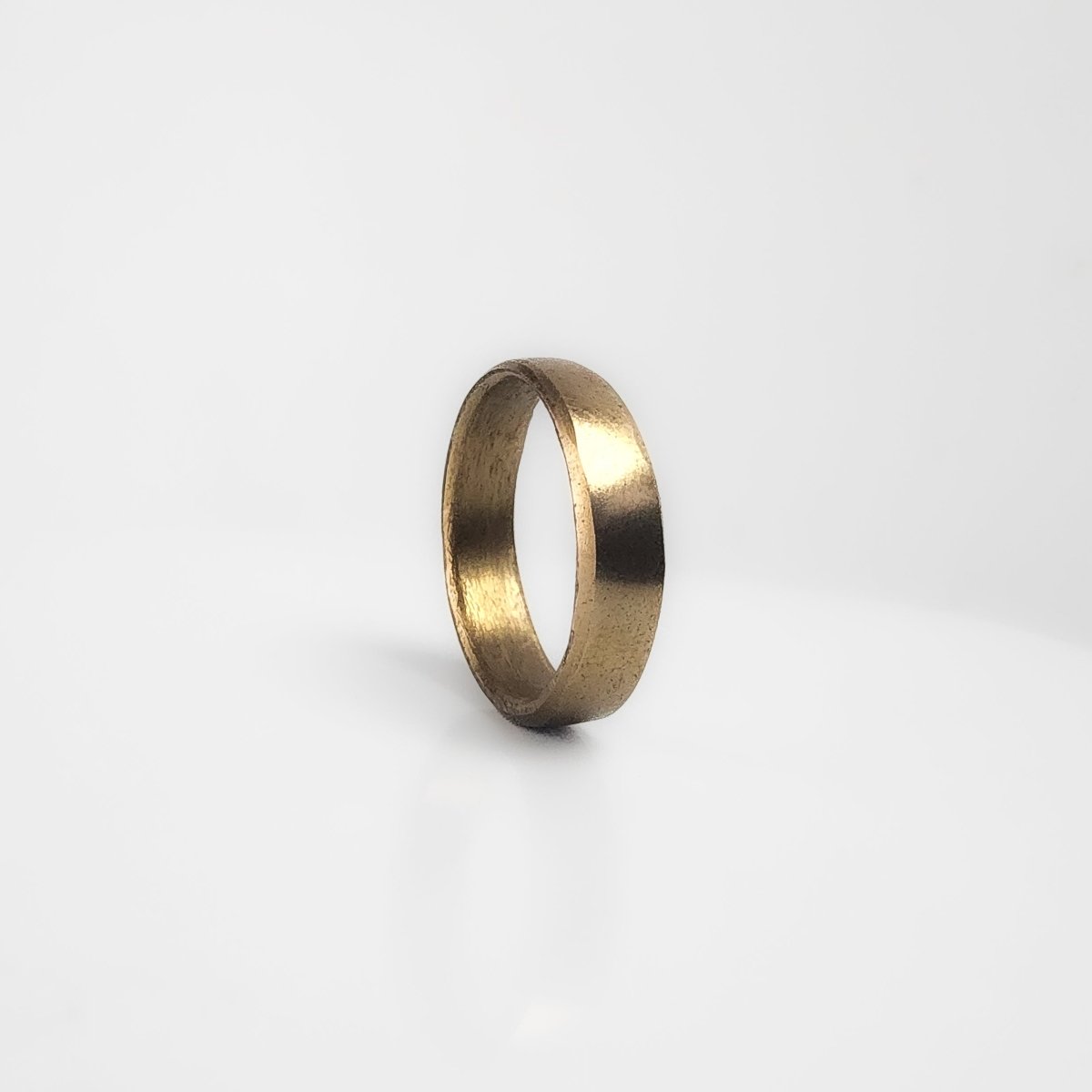 Recognition - Brass Engagement Ring for Him and Her – Midnight's Honor